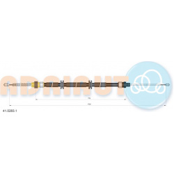 trosas, stovėjimo stabdys
                                ADRIAUTO                                                41.0283.1,