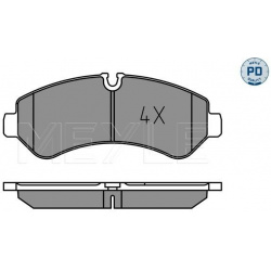 stabdžių trinkelių rinkinys, diskinis stabdys MEYLE-PD: Advanced performance and design.
                                 
