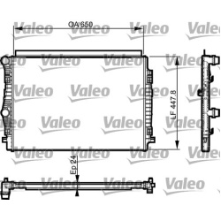 radiatorius, variklio aušinimas
                                VALEO                                                735559,