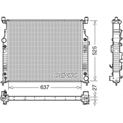 Radiatorius, variklio aušinimas
                                DENSO                                                DRM1705