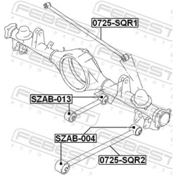 pakabos svirtis
                                FEBEST                                0725-SQR2, Nenurodytas gamintojas, 0725