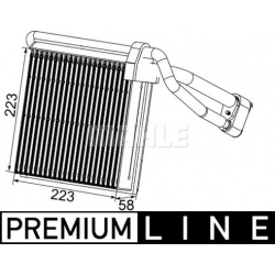 garintuvas, oro kondicionierius BEHR *** PREMIUM LINE ***
                                MAHLE                              