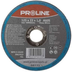 Diskas metalui pjauti PROLINE T41 125x1,0x22mm A60S
                                PROLINE                                  