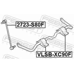 stabilizatoriaus traukė
                                FEBEST                                2723-S80F, Nenurodytas gaminto