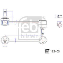 stabilizatoriaus traukė ProKit
                                FEBI BILSTEIN                                                