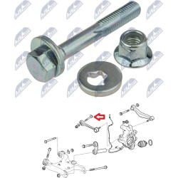 Varžtas ekscentrinis, suvedimo
                                NTY                                                ZWD-BM-067