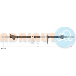 trosas, stovėjimo stabdys
                                ADRIAUTO                                48.0236, ADRIAUTO, 480236,