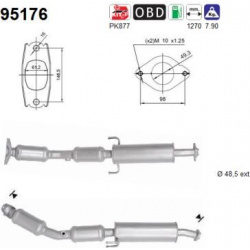 Katalizatoriaus keitiklis
                                AS                                                95176, AS, 95176,
