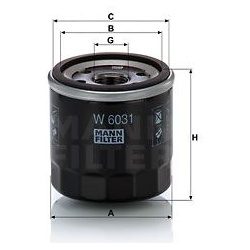 alyvos filtras
                                MANN-FILTER                                W 6031, MANN-FILTER, W 6031, auto d