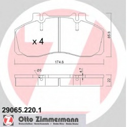 ZIMMERMANN                                                29065.220.1, Nenurodytas gamintojas, 290652201, auto detalė
