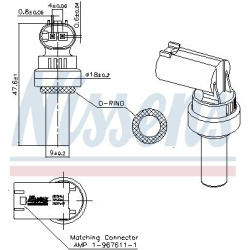 NISSENS                                207046, NISSENS, 207046, auto detalė