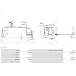 starteris Brand new AS-PL
                                S5317S, AS-PL, S5317S, auto detalė