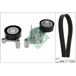 V formos rumbuotas diržas, komplektas
                                INA                                                529