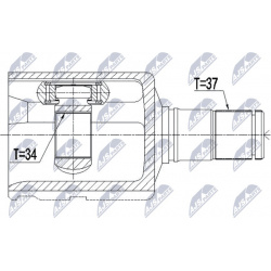 pusašio šarnyras
                                NTY                                NPW-VW-082, NTY, NPW-VW-082, auto detal