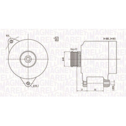kintamosios srovės generatorius
                                MAGNETI MARELLI                                063731139010,