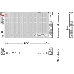 radiatorius, variklio aušinimas
                                DENSO                                                DRM0500