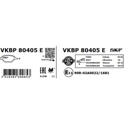 SKF                                VKBP80405E, SKF, VKBP80405E, auto detalė