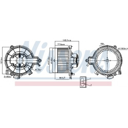 vidaus pūtiklis
                                NISSENS                                                87616, NISSENS, 87616