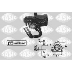 hidraulinis siurblys, vairo sistema
                                SASIC                                                7076