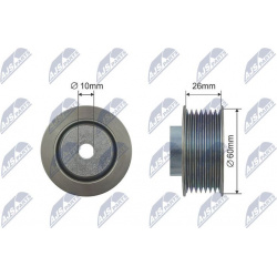 kreipiantysis skriemulys, V formos rumbuotas diržas
                                NTY-SPEC                                