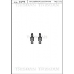 varžtų komplektas, stabdžių diskas
                                TRISCAN                                               