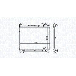 radiatorius, variklio aušinimas
MAGNETI MARELLI