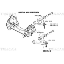 Šarnyras
                                TRISCAN                                                8500 15556, Nenurodytas gami
