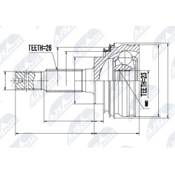 =NPZ-TY-032 NTY OUTER CV JOINT
                                NTY-SPEC                                                NPZ-TY