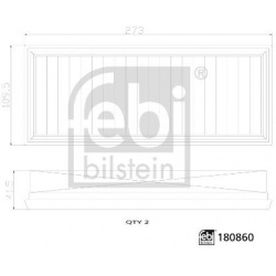 oro filtrų rinkinys
                                FEBI BILSTEIN                                180860, FEBI BILSTEIN, 1808