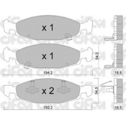 CIFAM                                                822-525-0, Nenurodytas gamintojas, 822-525-0, auto detalė