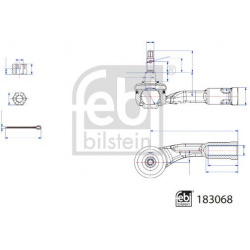 vairo traukės antgalis
                                FEBI BILSTEIN                                                183068, 