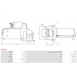 starteris Brand new AS-PL
                                S1216S, AS-PL, S1216S, auto detalė