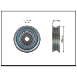 kreipiantysis skriemulys, V formos rumbuotas diržas
CAFFARO 5