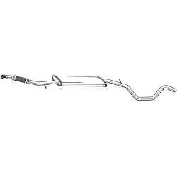 vidurinis duslintuvas
                                BOSAL                                294-001, Nenurodytas gamintojas, 2