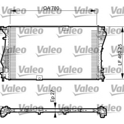 radiatorius, variklio aušinimas
                                VALEO                                                735599,