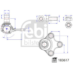 Šarnyras
                                FEBI BILSTEIN                                                183617, FEBI BILSTEIN,