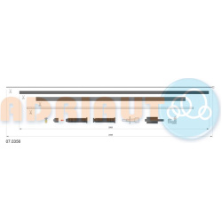 akceleratoriaus trosas
ADRIAUTO 07.0356, ADRIA