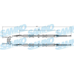 trosas, stovėjimo stabdys
                                SAMKO                                                C0549B, SAMKO