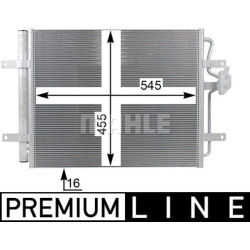 kondensatorius, oro kondicionierius BEHR *** PREMIUM LINE ***
                                MAHLE                          
