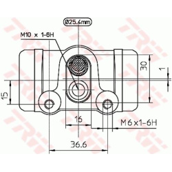 rato stabdžių cilindras
                                TRW                                BWH142, TRW, BWH142, auto detal�