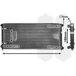 radiatorius, variklio aušinimas
                                VAN WEZEL                                                580