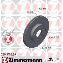 stabdžių diskas (1vnt) COAT Z
                                ZIMMERMANN                                                280