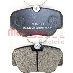 stabdžių trinkelių rinkinys, diskinis stabdys
                                METZGER                                11702