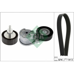 V formos rumbuotas diržas, komplektas
                                INA                                                529