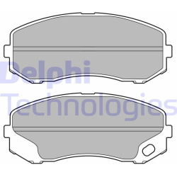 stabdžių trinkelių rinkinys, diskinis stabdys
                                DELPHI                                      