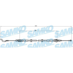 trosas, stovėjimo stabdys
                                SAMKO                                C0969B, SAMKO, C0969B, auto d