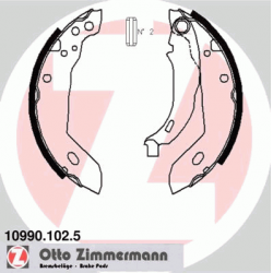 stabdžių trinkelių komplektas
                                ZIMMERMANN                                                10