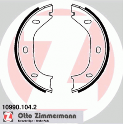 stabdžių trinkelių komplektas, stovėjimo stabdis
                                ZIMMERMANN                              