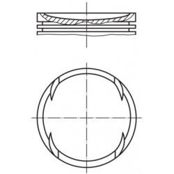 stūmoklis
                                MAHLE                                                063 55 00, MAHLE, 0635500, au
