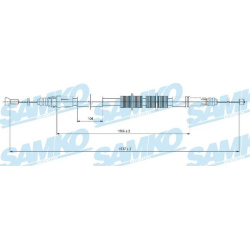 trosas, stovėjimo stabdys
                                SAMKO                                                C1028B, SAMKO